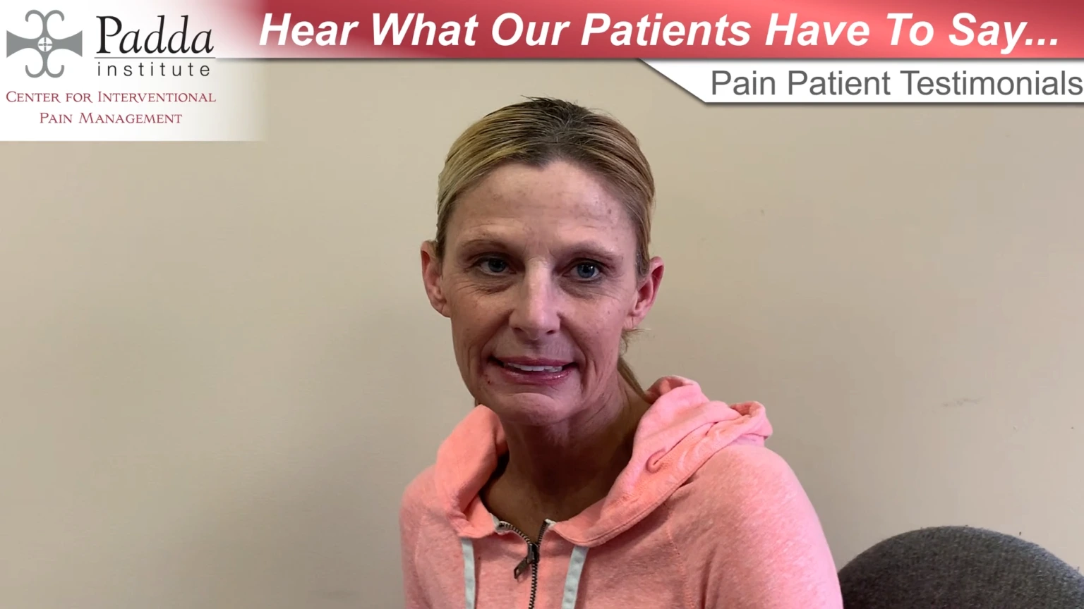 Chronic Pain Relief Testimonial by Our Patient - Padda Institute