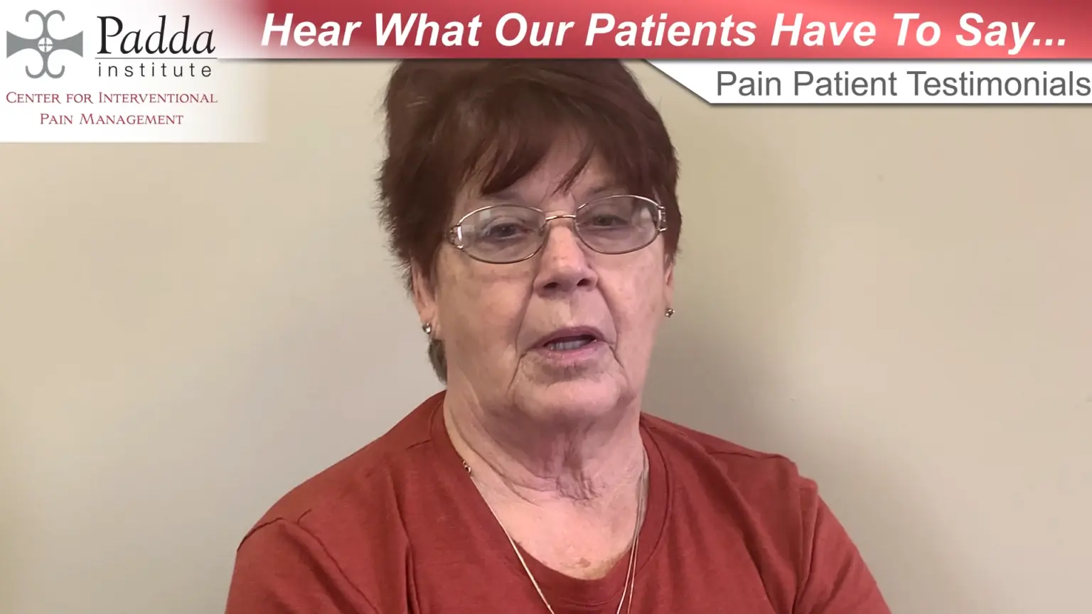 Testimonial from a Happy Pain Treatment Patient