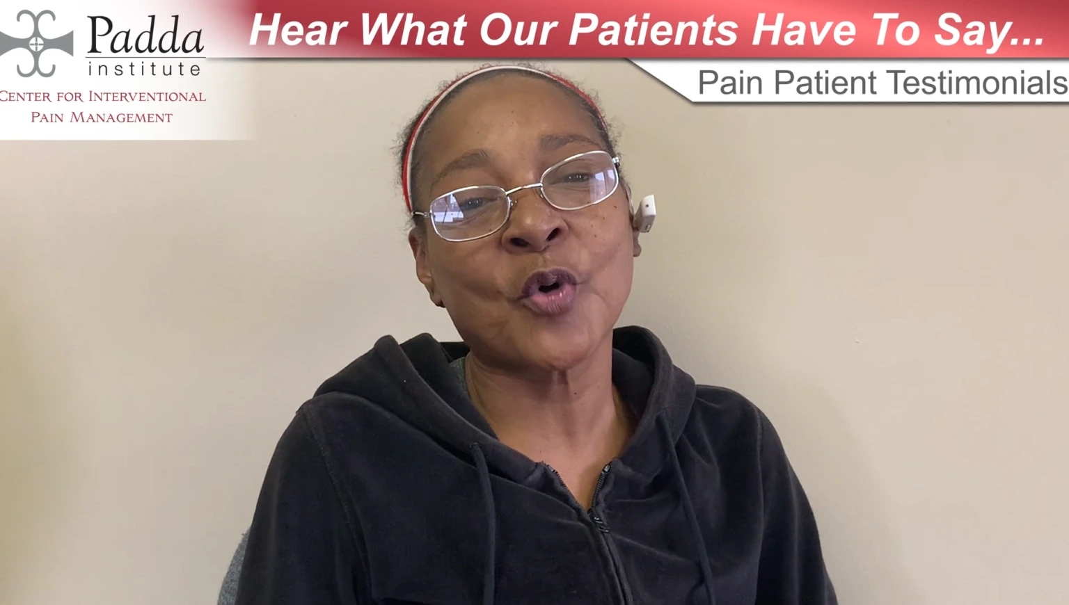 Patient's Testimonial - Our Approach to Pain Relief