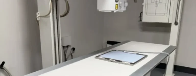 Digital whole body X-ray room at Padda Institute, St. Louis
