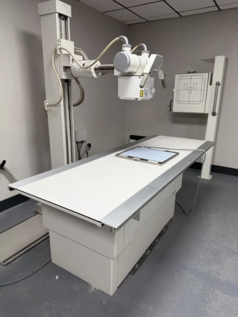Digital whole body X-ray room at Padda Institute, St. Louis