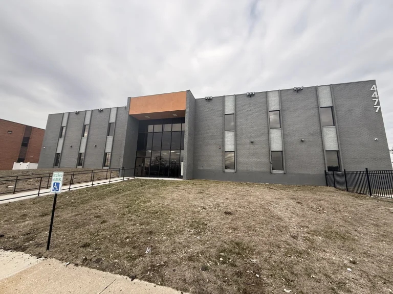 Daytime exterior of the Padda Institute Center for Interventional Pain Management at 4477 Woodson Rd, St. Louis, Missouri