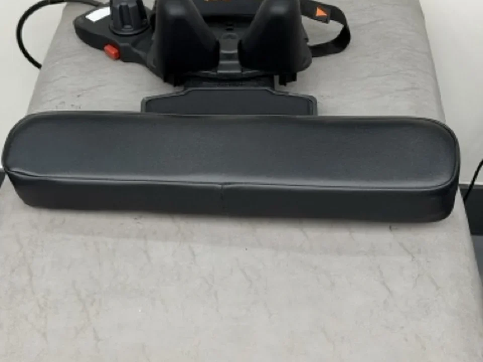 Pneumatic cervical traction unit at Padda Institute, St. Louis