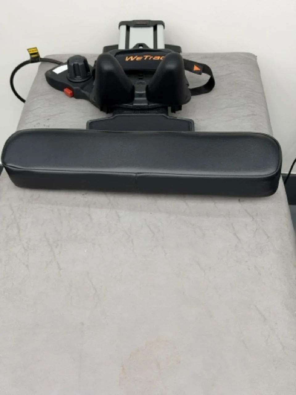 Pneumatic cervical traction unit at Padda Institute, St. Louis