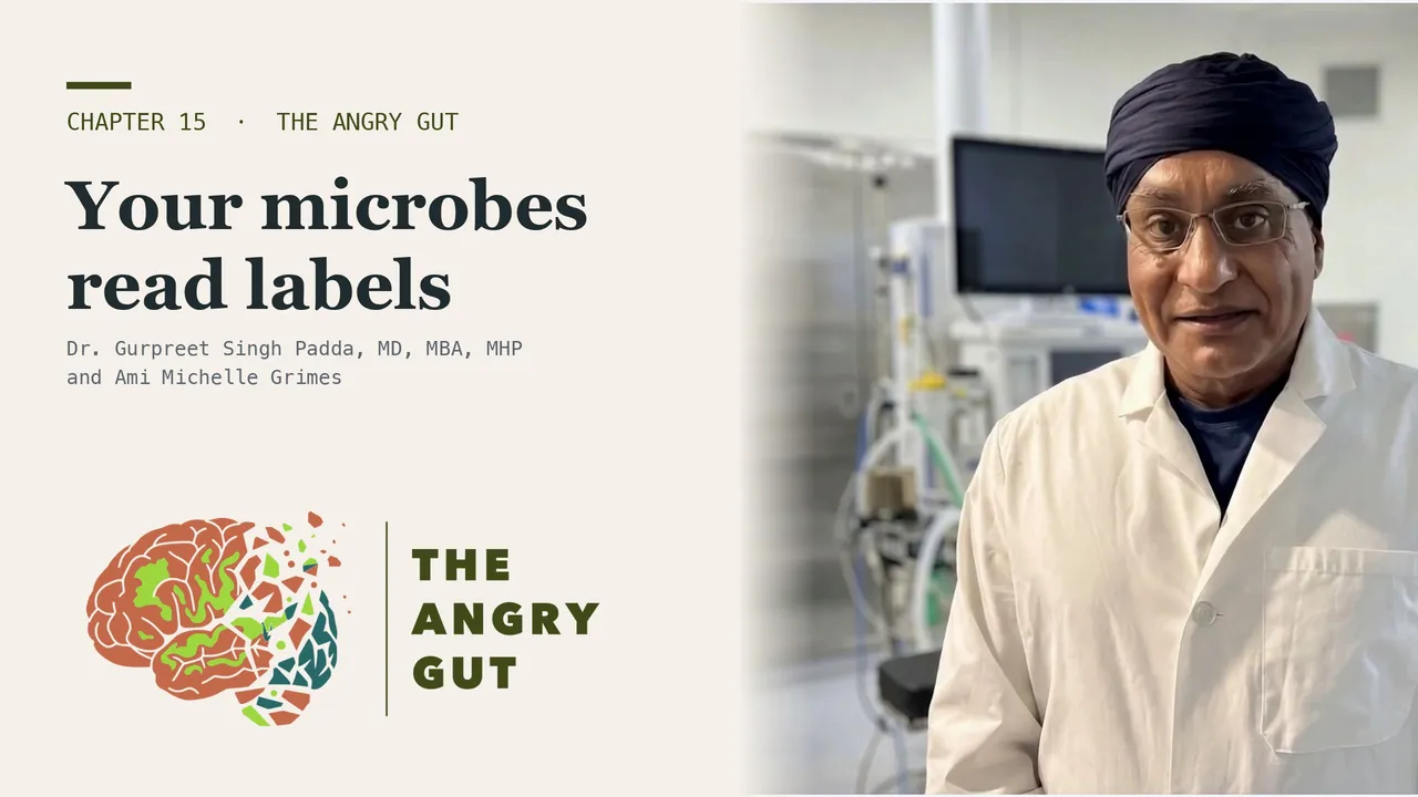 Your Microbes Read the Label, Not the Macros | The Angry Gut, Chapter 15 — video thumbnail