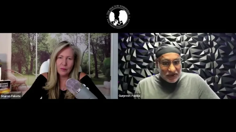 Video call between two people during a recorded interview